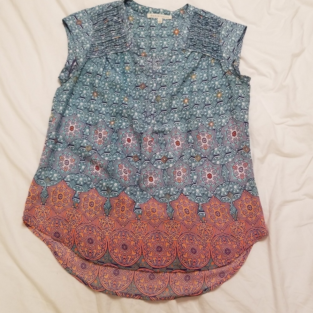 V-neck blouse